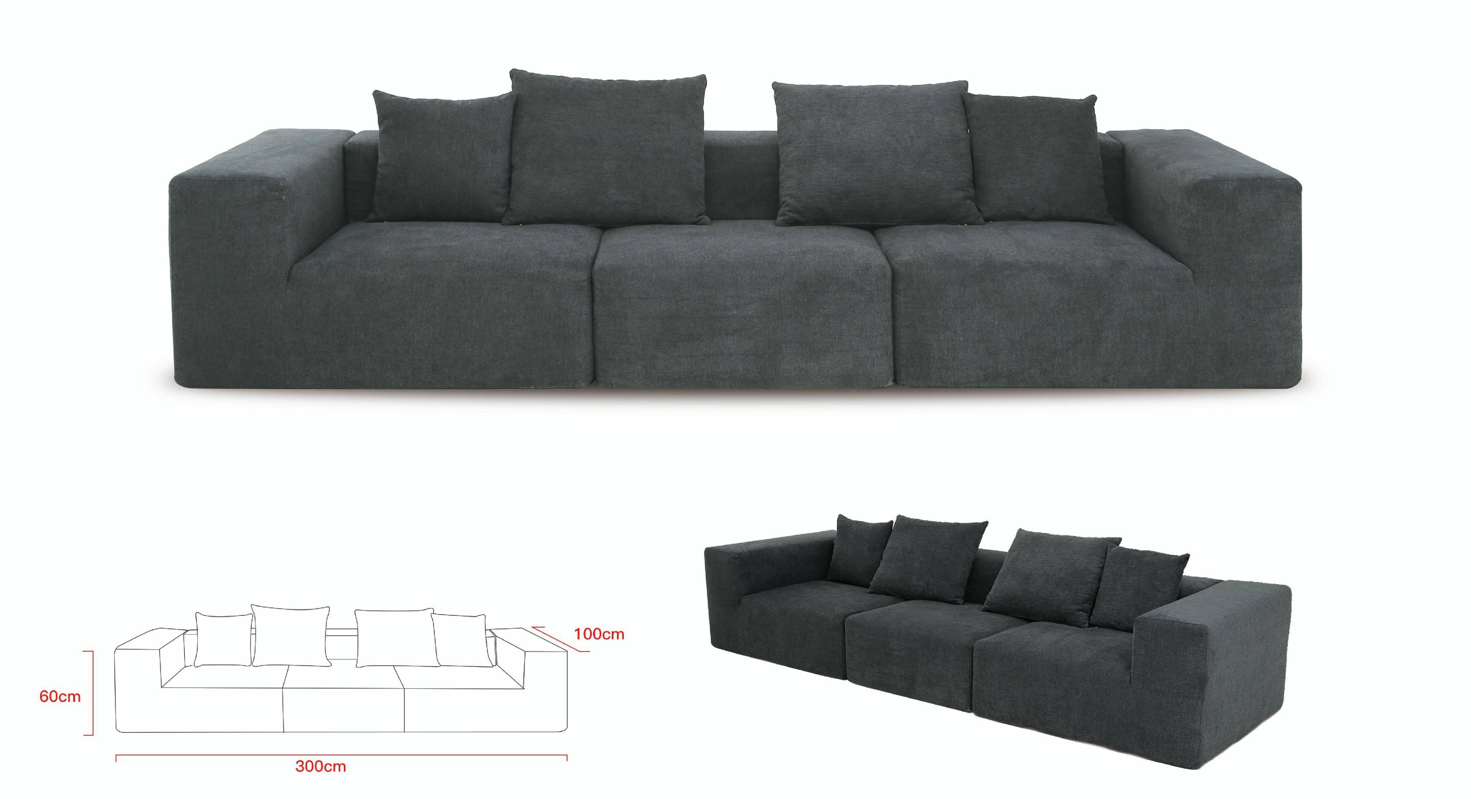 black couch living room